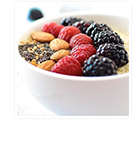 Berry quinoa breakfast bowl