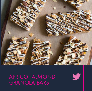 Apricot Almond Granola Bars