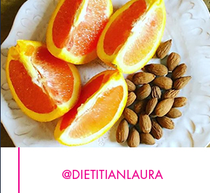 Almonds with Orange Slices, by &DietitianLaura